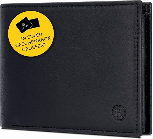 Imagen de RUTAKO Leder Geldbörse Herren RFID Schutz, groß en OfertitasTOP