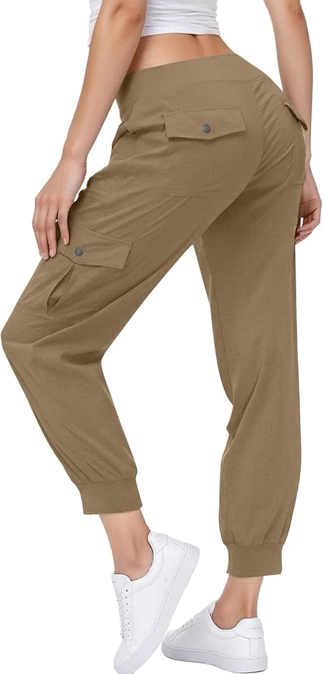 Thumbnail 6 de KISSMODA Women’s lightweight hiking cargo joggers (quick-dry, elastic waist)