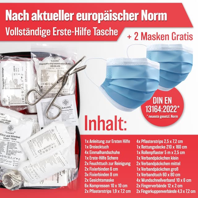 Thumbnail 1 de Heldenwerk Auto Verbandskasten 2026 DIN 13164