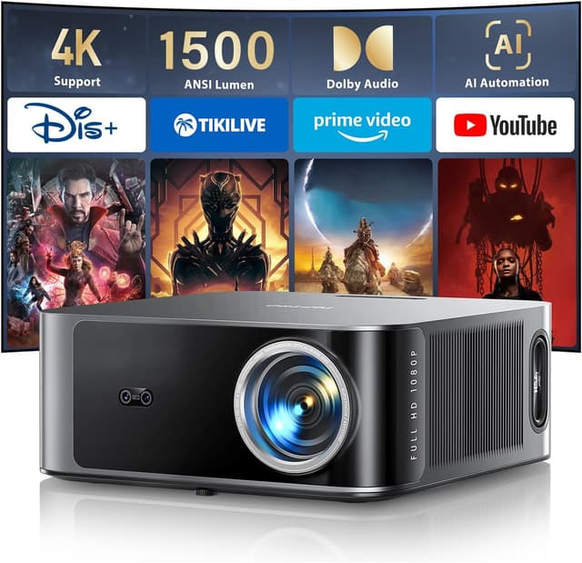 Detalle de TOPTRO X9 Smart Projector 1500 ANSI