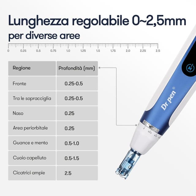 Detalle de Dr.Pen Ultima A11 microneedling pen 16.000 giri/min