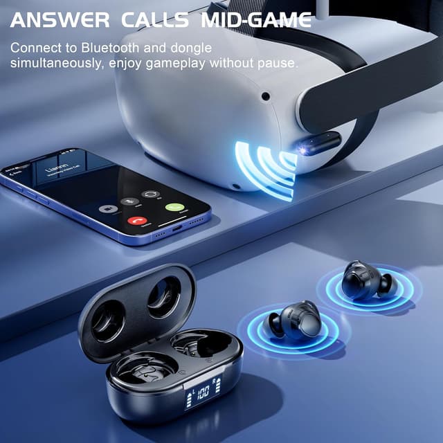 Detalle 1 de IAMJOY Wireless Gaming Earbuds 20ms