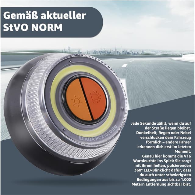 Thumbnail 5 de TK Gruppe Timo Klingler Warnleuchte V16 EU-zugelassen đš