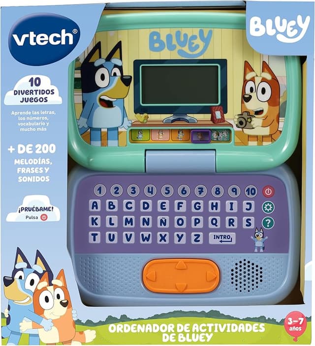 Detalle 2 de VTech Bluey Ordenador Infantil con Pantalla y Juegos Eductivos