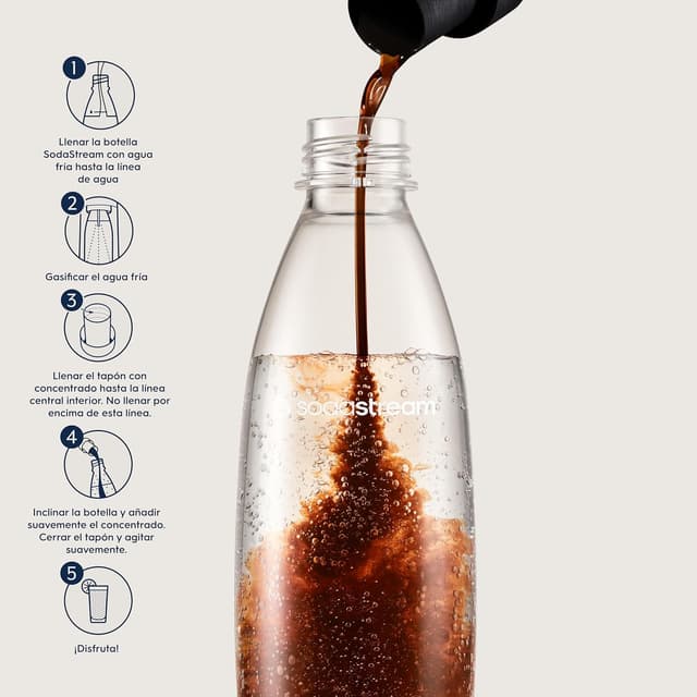 Thumbnail 4 de SodaStream - Concentrado Refresco Sabor Pepsi, ¡Prepara 9L! 🥤