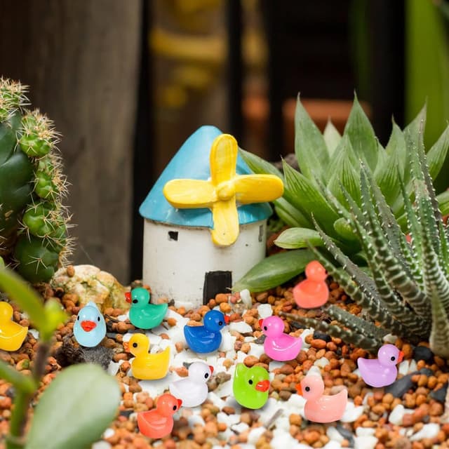 Thumbnail 6 de DULEFUN 200pcs Tiny Ducks bulk miniatures