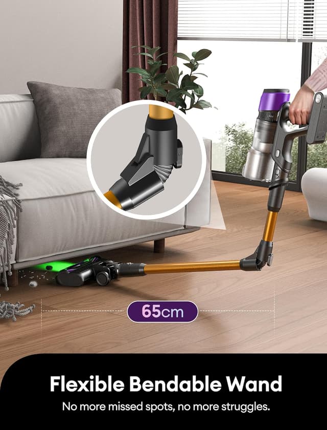 Detalle de Ultenic U20 cordless vacuum 55KPa