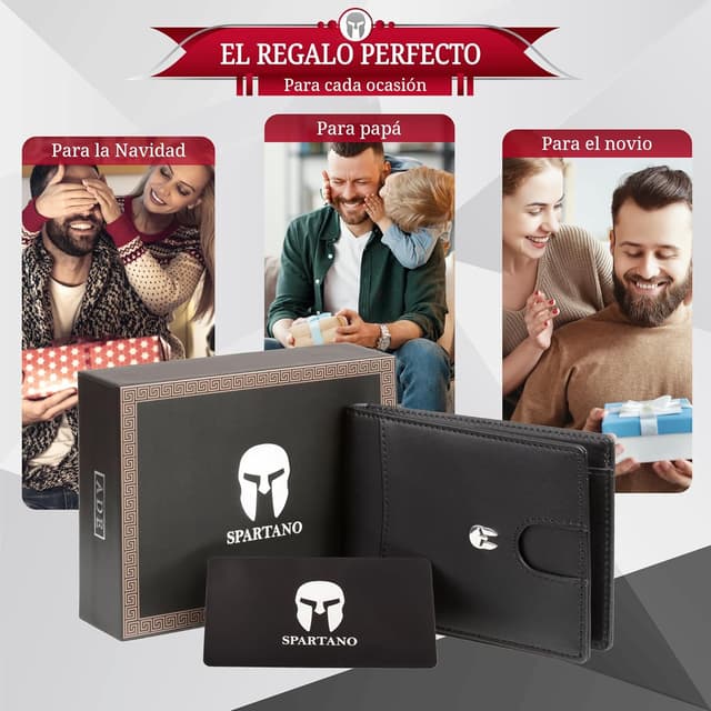 Thumbnail 3 de SPARTANO ADE Carteras RFID 11,5 x 8 cm 📎