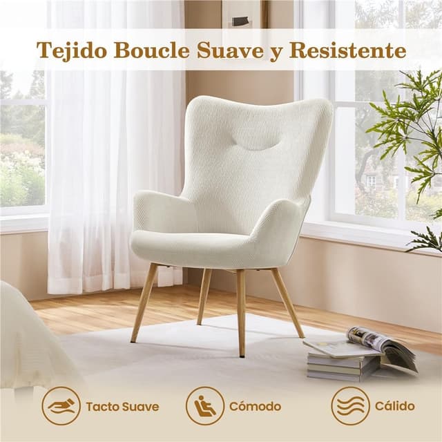 Thumbnail 5 de Yaheetech Butaca de Salón Plegable 136kg