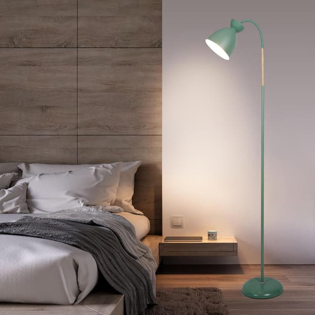 Detalle de Amdelne Lampada da terra vintage LED 159 cm