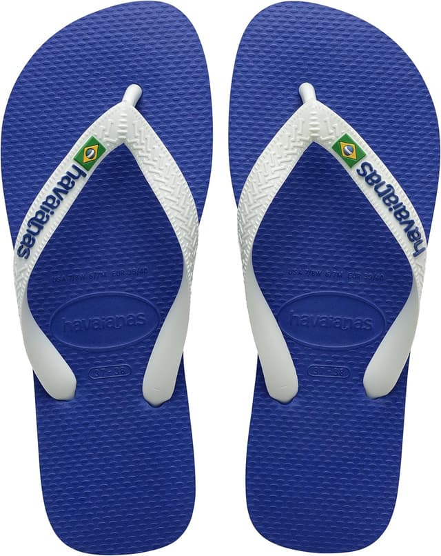 Detalle de Havaianas Femme Hav.Slim : des sandales tongs bleu marine au confort au quotidien