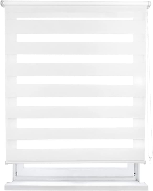 Detalle de Mercury Textil Estor Noche y Día 60x180 Blanco