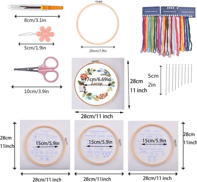 Thumbnail 2 de VINTAGE EMBROIDERY V.E Anfänger Stickerei-Kit