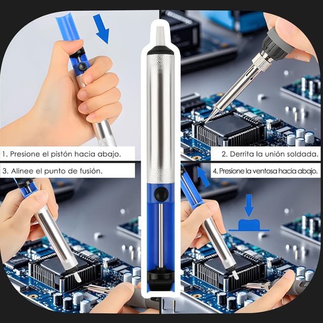 Thumbnail 5 de Kit soldador 60W temperatura ajustable 180–500°C