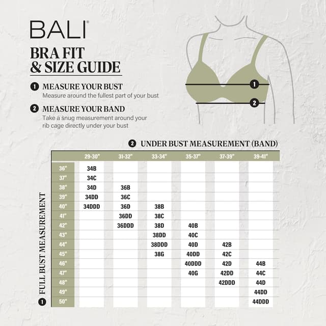 Thumbnail 5 de Bali Seamless Underwire Bra Convertible Straps