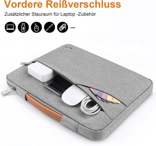Detalle 2 de TECOOL 16 Zoll Laptoptasche wasserdicht