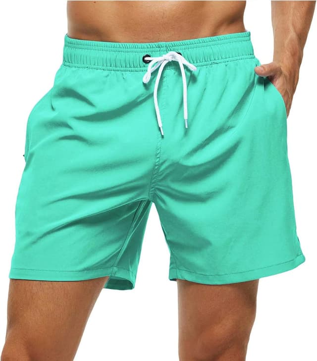 Thumbnail 6 de Tyhengta Men’s Quick-Dry Swim Trunks with Zipper Pockets and Mesh Lining