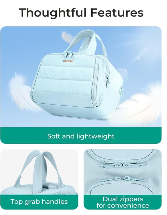 Detalle 1 de BAGSMART Reise Kulturtasche 30 cm Blau