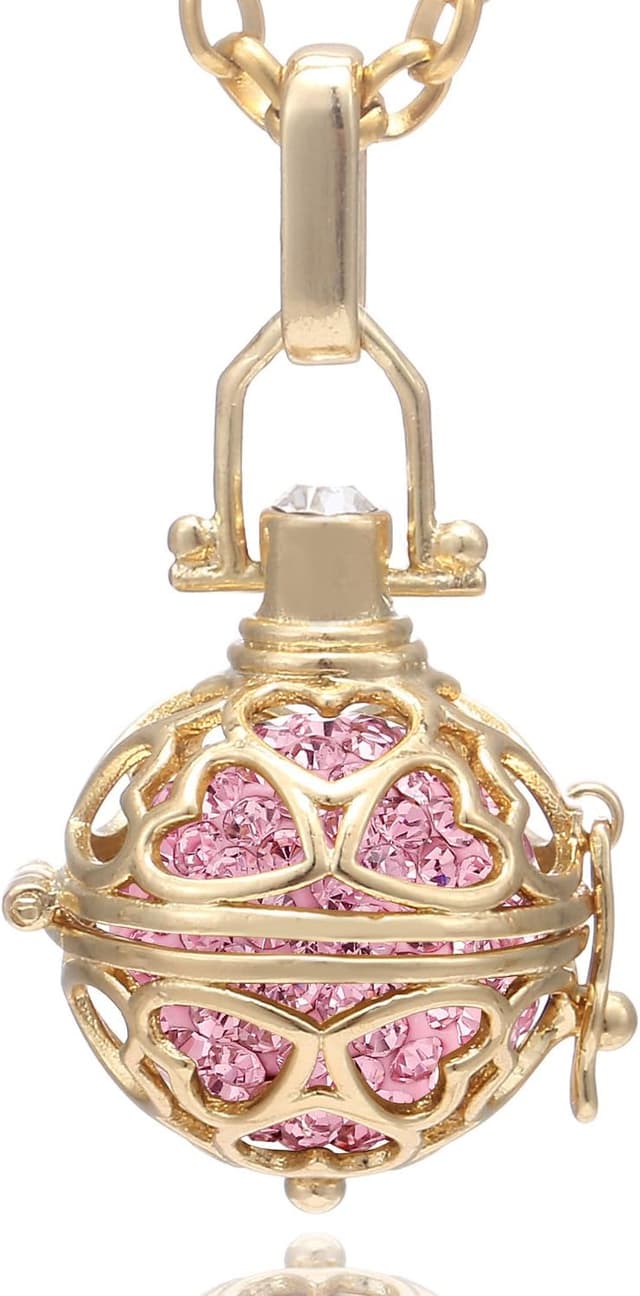 Detalle de Morella collana cuore in acciaio 70 cm