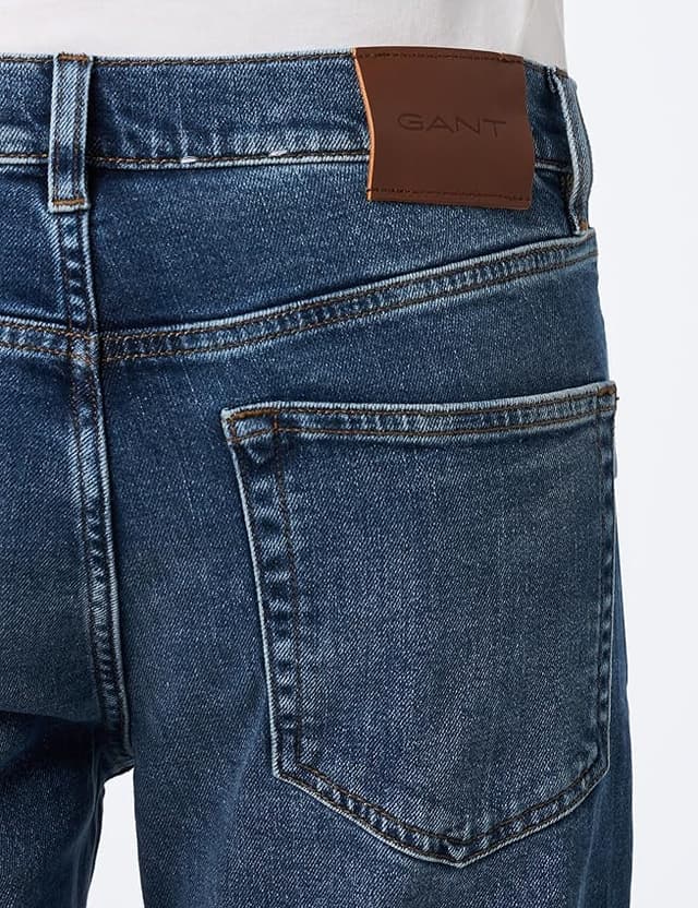 Thumbnail 3 de GANT Vaqueros Slim Dark Blue Worn in 40W x 36L