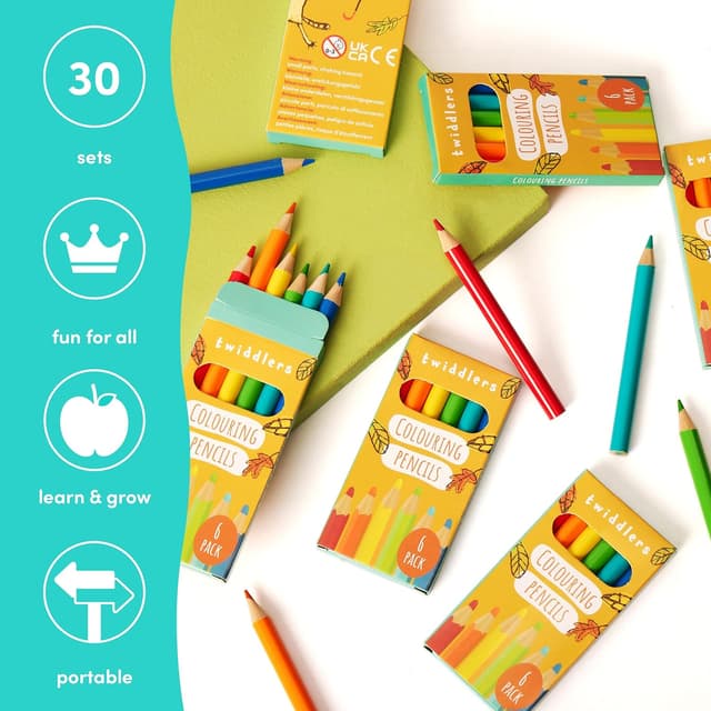 Thumbnail 3 de THE TWIDDLERS Set 180 matite colorate 🎨