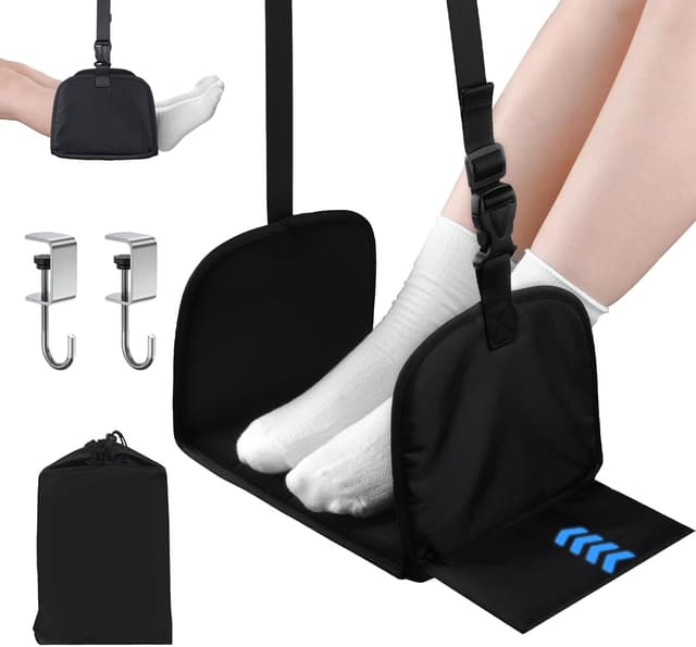 Imagen de PENGARO Airplane Foot Hammock memory foam footrest en OfertitasTOP
