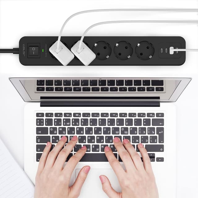 Thumbnail 6 de JSVER Multipresa 9 in 1 con 2 m cavo