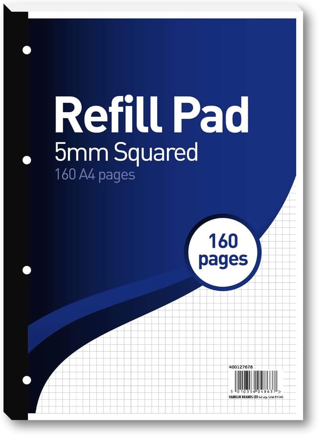 Detalle de SUMMIT A4 Refill Pad (5 mm squared) – 160-page pack of 5