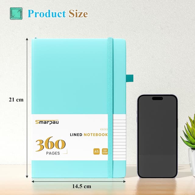 Detalle 2 de Smarpau A5 lined notebook, 360 pages