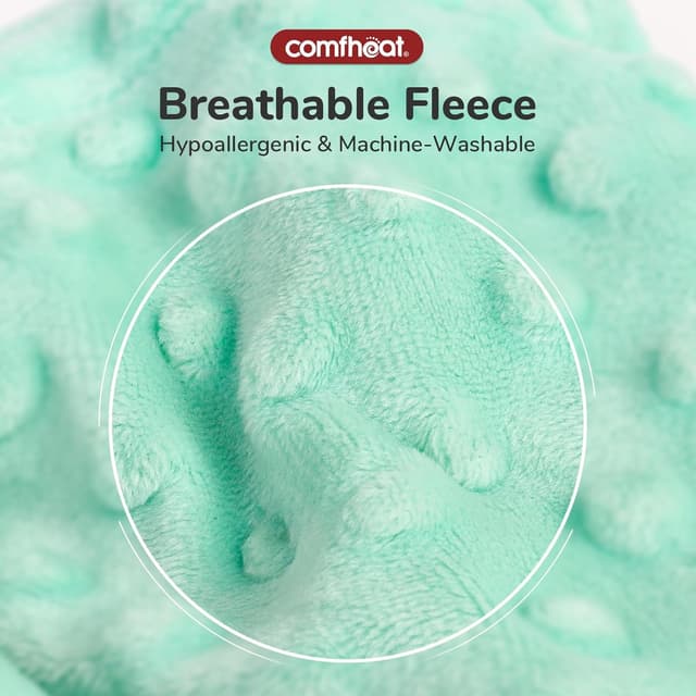 Detalle de Comfheat Heating Pad for Baby Colic Belt (Flaxseed Heated Tummy Wrap), 0–3 Years – Green