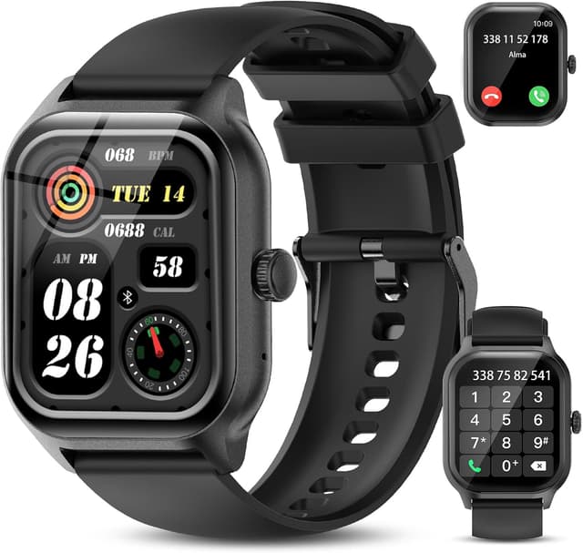 Detalle de zaisia Smartwatch Uomo Donna 2,01" con chiamate, cardio, sonno e IP68