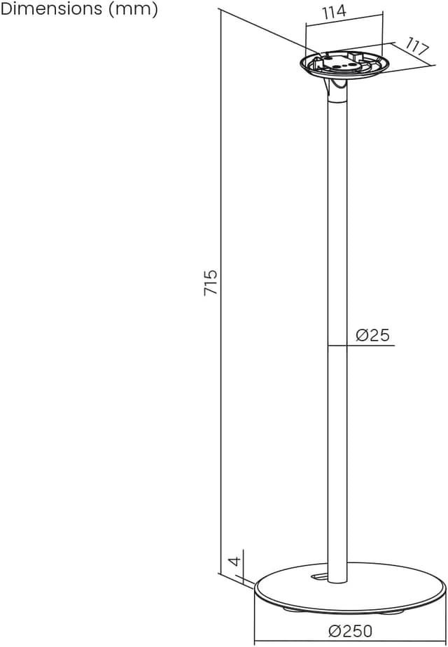 Thumbnail 4 de My Wall Sonos Era100 HS42L Lot de 2 supports 3 kg