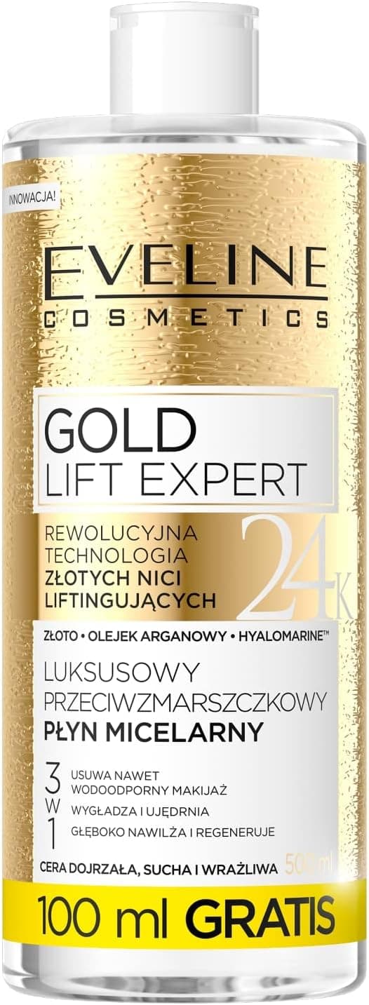 Imagen de Eveline Gold Lift Expert Acqua Micellare 3‑in‑1 en OfertitasTOP