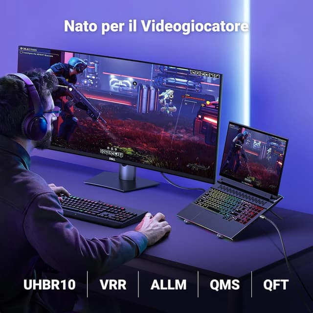 Thumbnail 2 de UGREEN Cavo USB C DisplayPort 2.1 16K