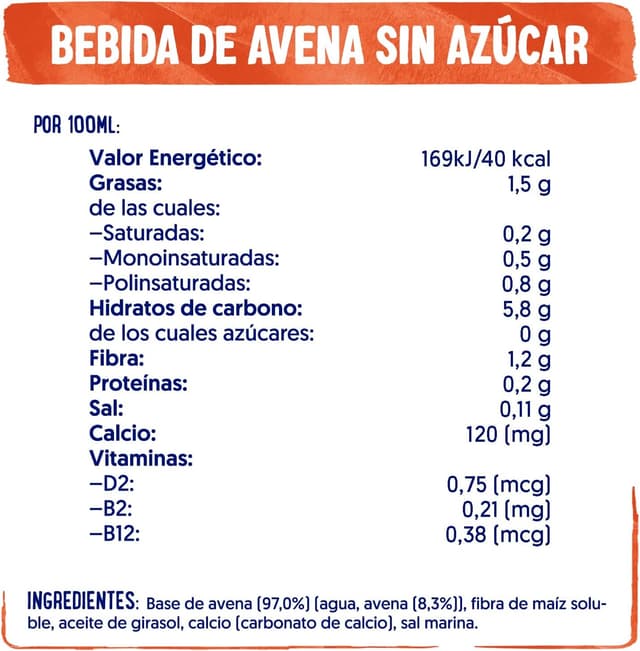 Thumbnail 4 de Alpro Bebida de Avena Sin Azúcar 🥣 Pack 6 x 1L