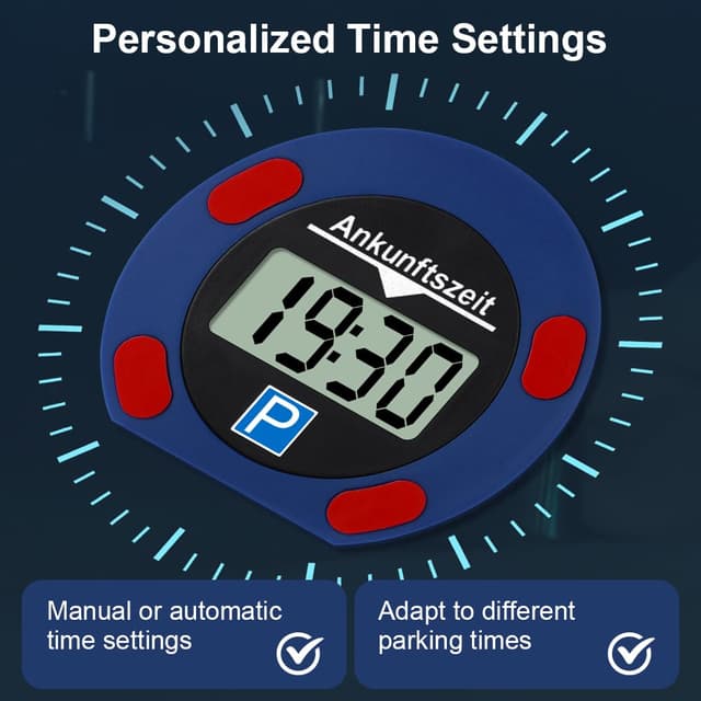 Thumbnail 4 de vsshe Parkscheibe 2 Jahre Batterie