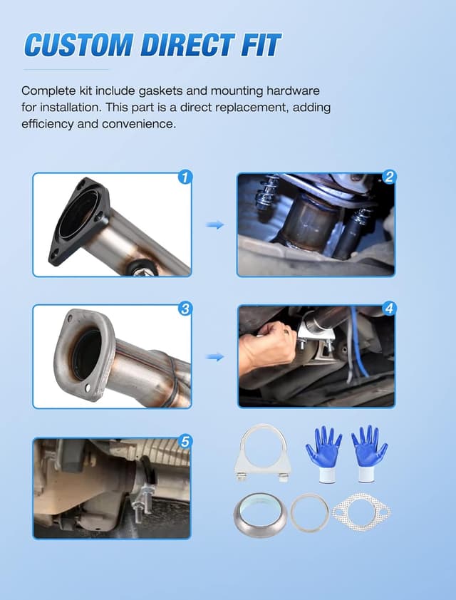 Thumbnail 3 de Nilight Catalytic Converter for Chevy Silverado