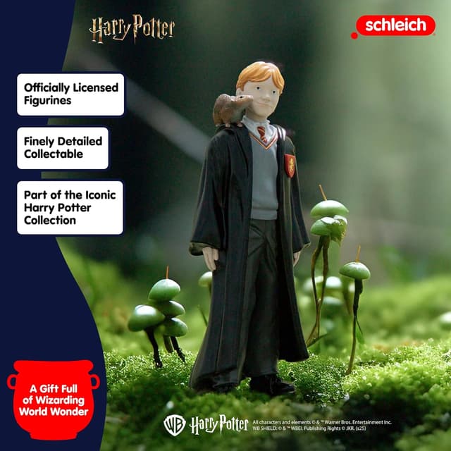 Thumbnail 6 de Schleich 42634 Ron Weasley & Scabbers Figura Wizarding 🧙