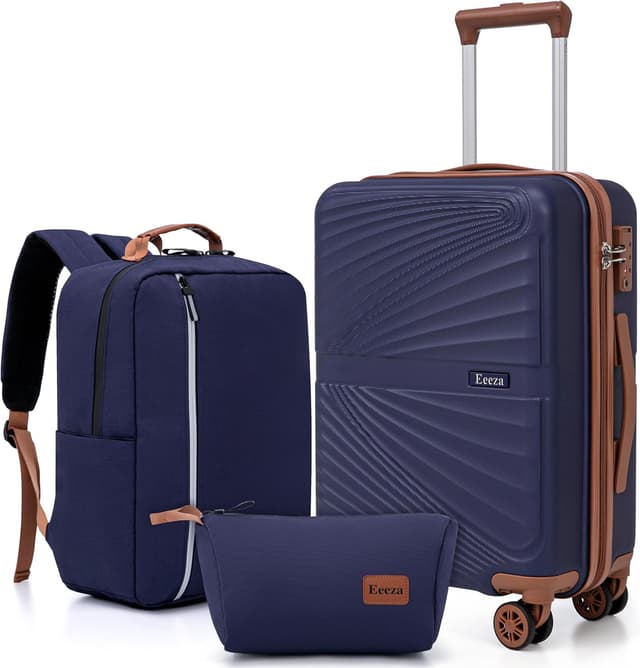 Imagen de Eeeza Carry On Luggage Set 20 Inch Spinner en OfertitasTOP