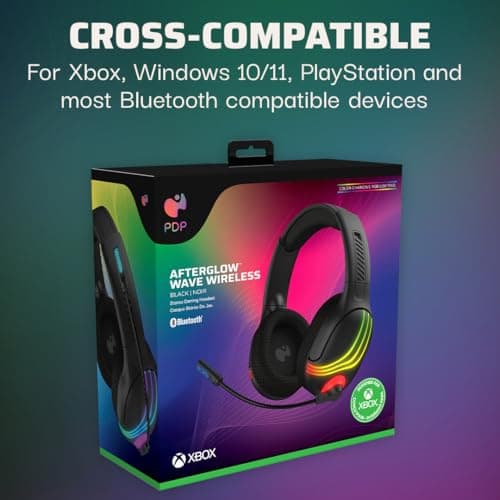 Thumbnail 4 de PDP Afterglow Wave Wireless Headset Black