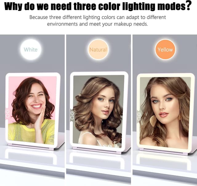 Thumbnail 1 de WEILY Specchio Trucco 72 Luci LED 2000 mAh