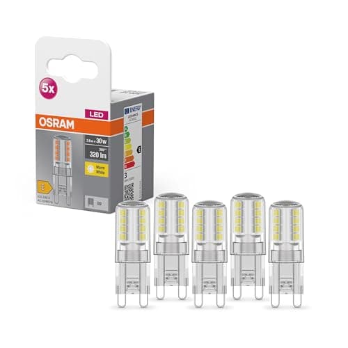 Detalle de OSRAM Star PIN LED G9 2700K 320 lm — pack 5