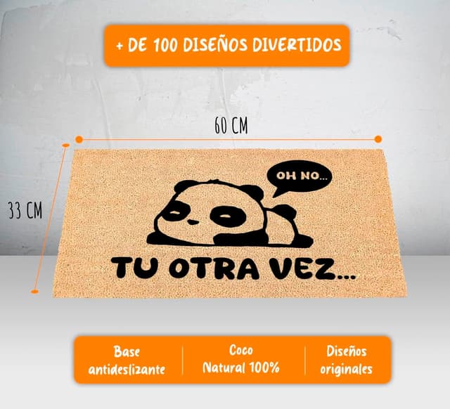 Thumbnail 1 de LUCA HOME Felpudo coco 33x60