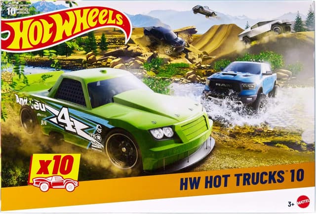Imagen de Hot Wheels HYM97 coffret 10 véhicules en OfertitasTOP