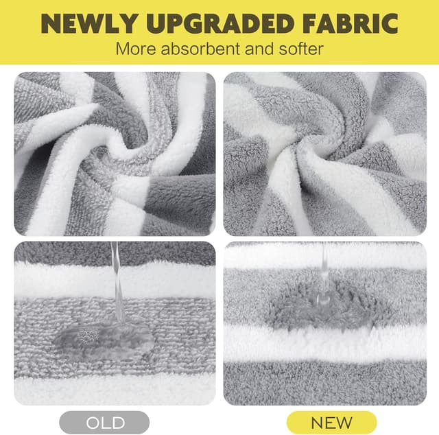 Detalle 2 de KinHwa Mikrofaser Handtücher 4er Pack 40x76