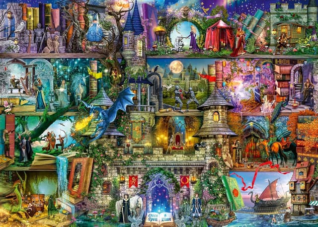 Detalle 2 de Ravensburger Aimee Stewart Myths & Legends 1000 Piece Jigsaw Puzzle (Age 12+)