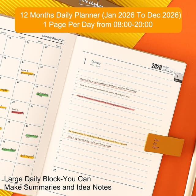 Detalle 2 de Goldaypln Agenda 2026 A5 📒