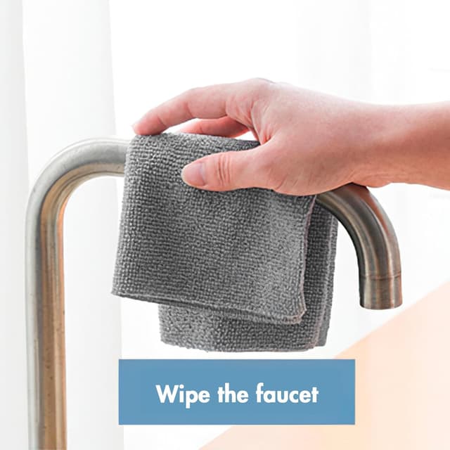 Thumbnail 6 de ZONJIE Disposable Dish Cloths 2 Rolls Microfibre Multipack (Grey) – wet & dry kitchen cleaning rags