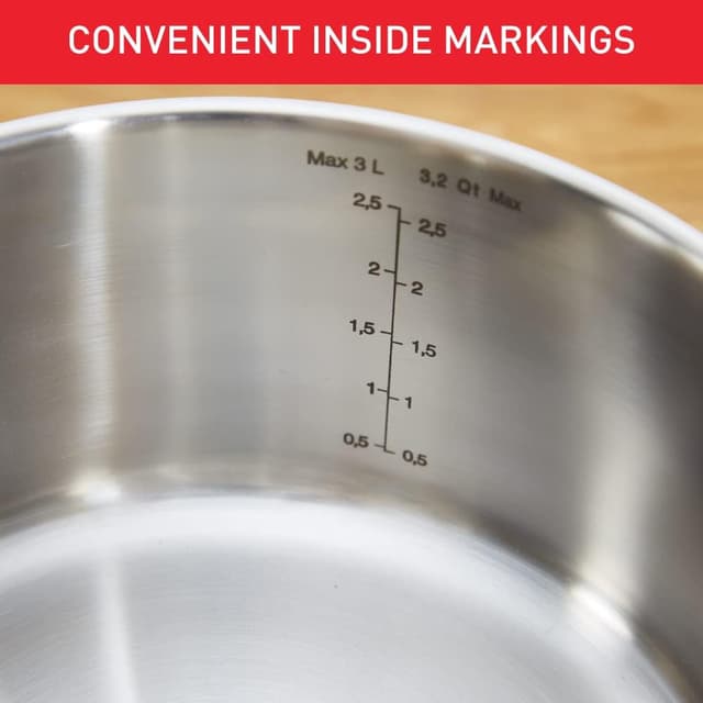 Thumbnail 2 de Tefal Comfort Max 3 Piece Stainless Steel Set