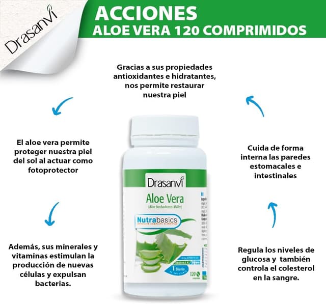 Thumbnail 4 de DRASANVI Aloe Vera - Vitaminas, Minerales y Aminoácidos 💊